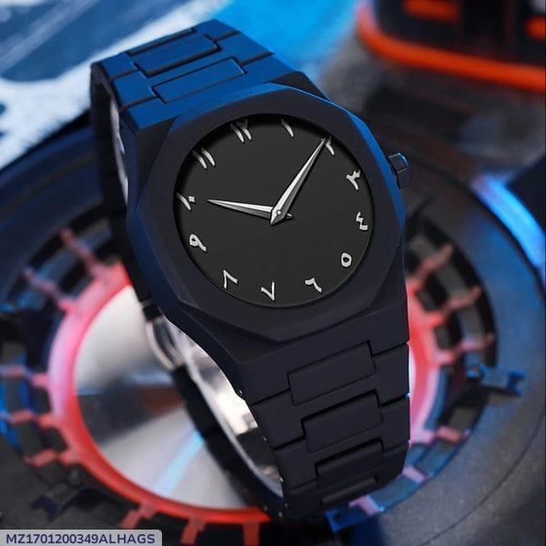Men’s Aluminum Quartz Watch – Water Resistant Analog Wrist Watch (1 Pc) Stylish & Durable
