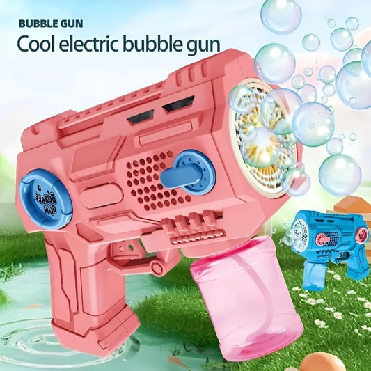 Electric Bubble Gun for Kids – Automatic Bubble Maker with Lights & Music, Fun Toy for Boys & Girls
