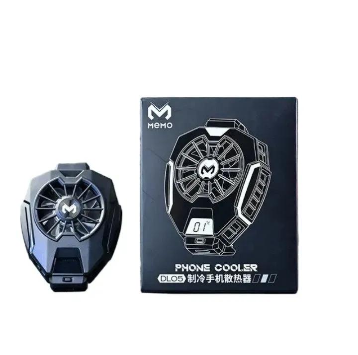 Mobile Phone Cooler with Temperature Display – RGB Gaming Cooling Fan, ABS Radiator for Smartphones (Android & iPhone)