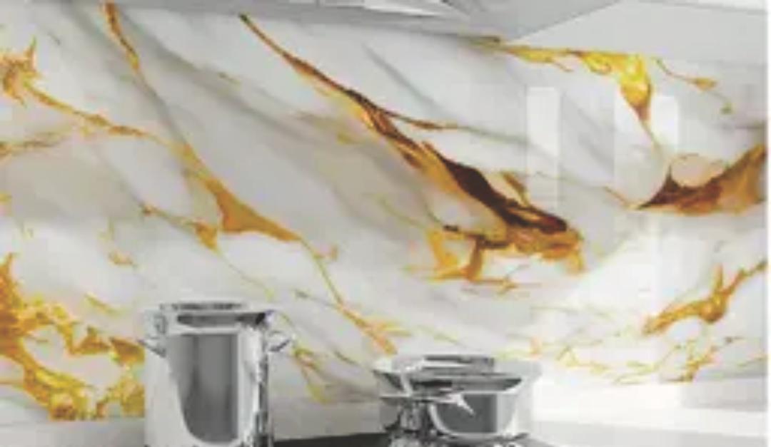 Self Adhesive Gold Marble Foil Roll for Kitchen & Furniture – Waterproof Decorative Sticker Sheet