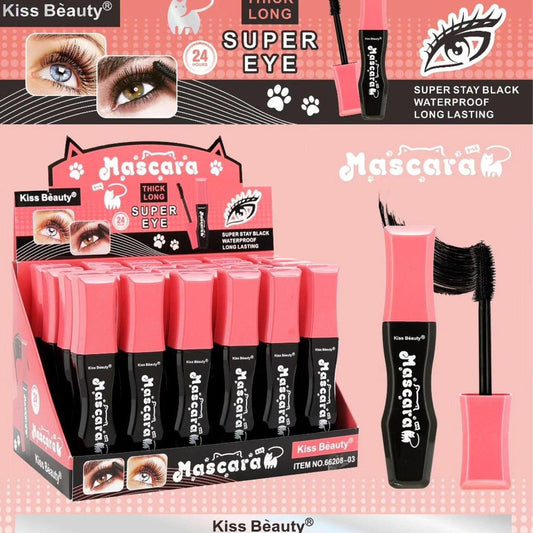 Kiss Beauty Hydrating Black Mascara – Long Lasting Volume & Length Waterproof Eyelash Mascara