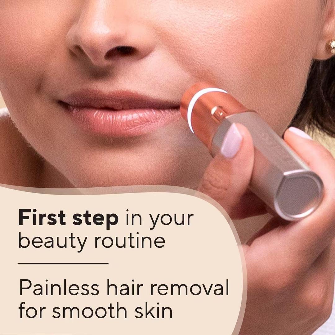 USB Rechargeable Flawless Facial Hair Remover – Painless Electric Hair Remover for Women, All Skin Types