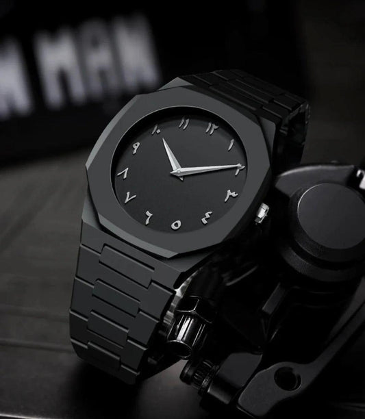 Men’s Aluminum Quartz Watch – Water Resistant Analog Wrist Watch (1 Pc) Stylish & Durable