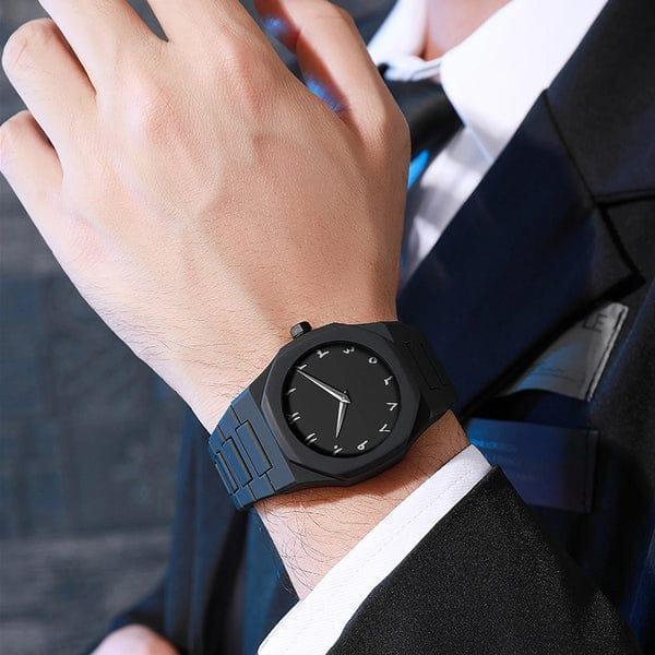 Men’s Aluminum Quartz Watch – Water Resistant Analog Wrist Watch (1 Pc) Stylish & Durable
