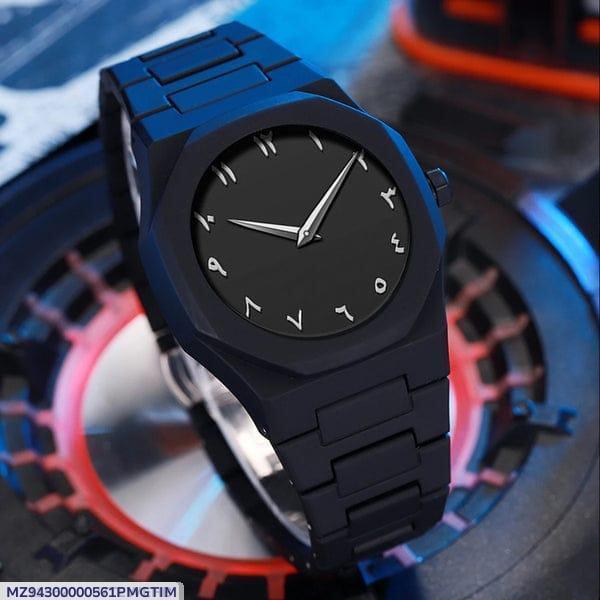 Men’s Aluminum Quartz Watch – Water Resistant Analog Wrist Watch (1 Pc) Stylish & Durable