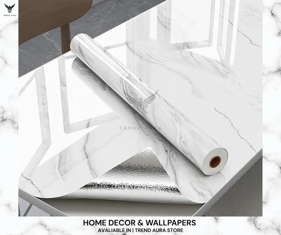 Affordable Marble Sticker Sheet for Kitchen & Home – Waterproof Self Adhesive PVC Cover Roll