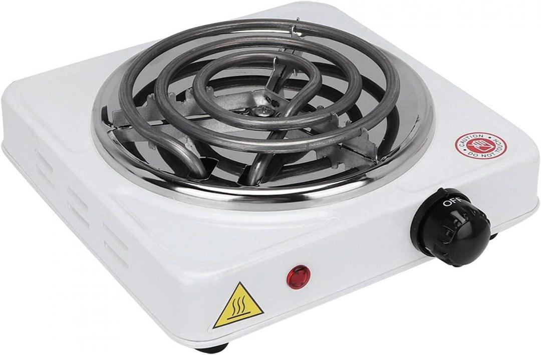 Stainless Steel Electric Stove for Cooking – Portable Single Burner Hot Plate Cooker for Home Kitchen