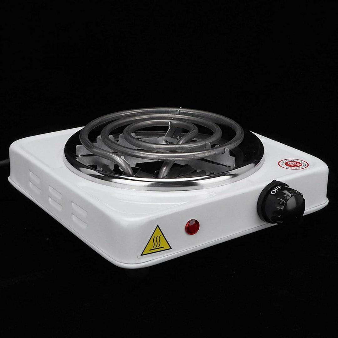 Stainless Steel Electric Stove for Cooking – Portable Single Burner Hot Plate Cooker for Home Kitchen