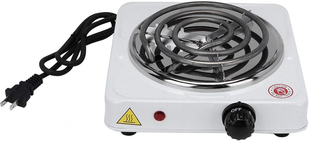 Stainless Steel Electric Stove for Cooking – Portable Single Burner Hot Plate Cooker for Home Kitchen
