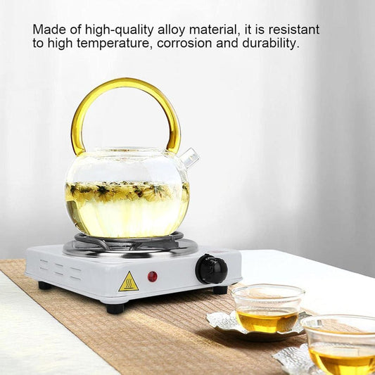 Stainless Steel Electric Stove for Cooking – Portable Single Burner Hot Plate Cooker for Home Kitchen