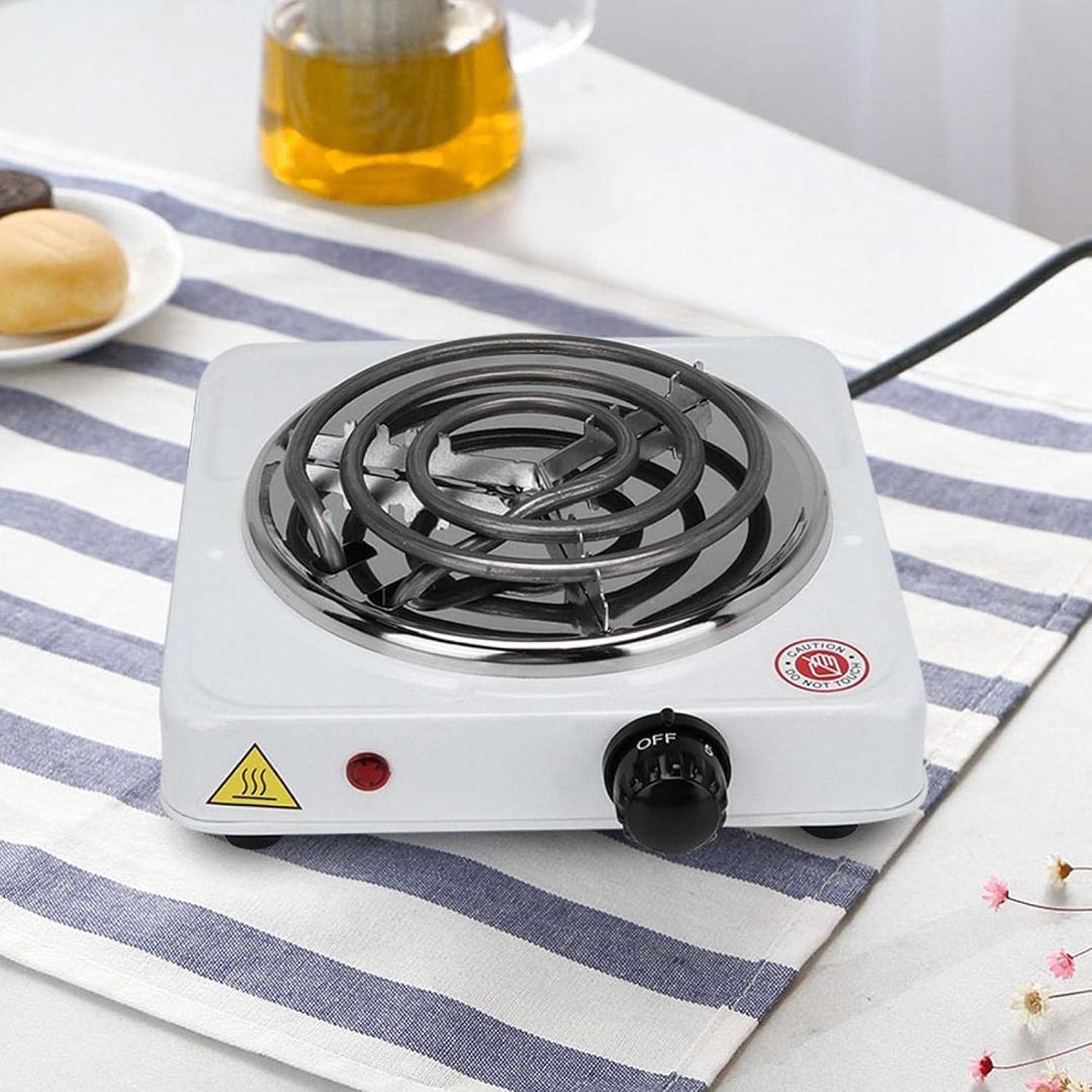 Stainless Steel Electric Stove for Cooking – Portable Single Burner Hot Plate Cooker for Home Kitchen
